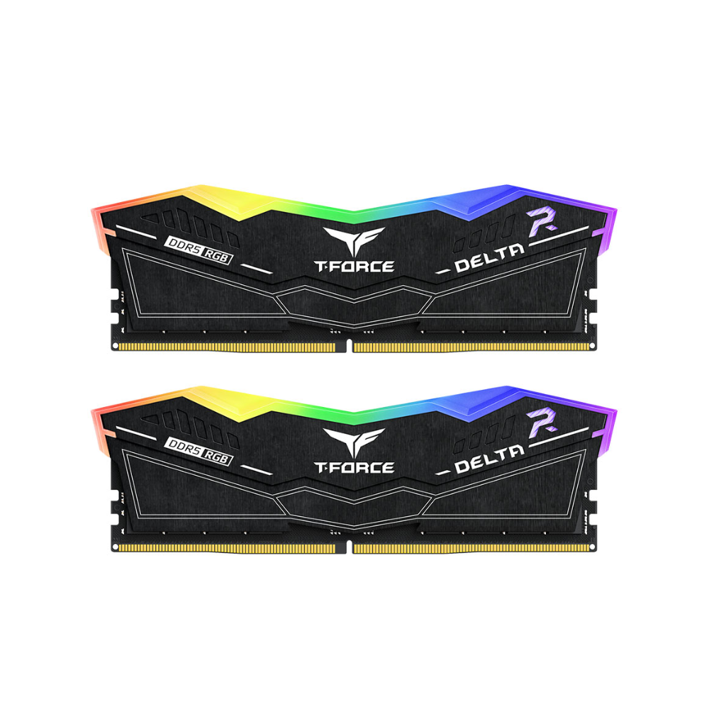 رام TeamGroup T-Force Delta RGB DDR5 32GB (2x16GB) 5600MHz Black - 1