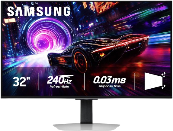 Samsung Odyssey OLED G8 G80SD 32" 4K 240Hz QD-OLED Gaming Monitor - 1