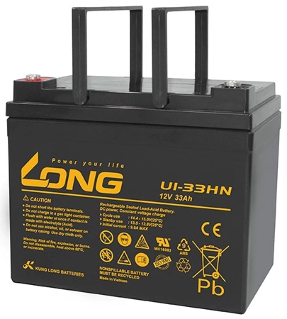 بطارية LONG U1-33HN 12V 33Ah Lead Acid - 1