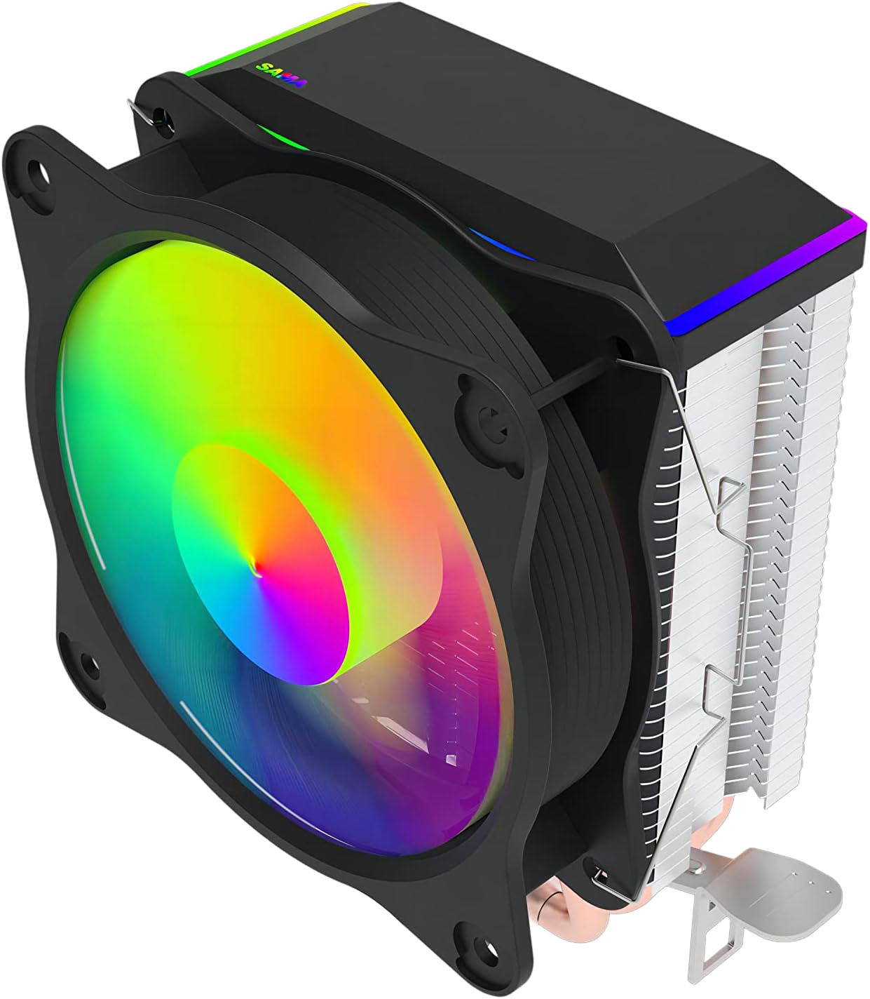 مبرد هوائي للمعالج SAMA KA200D بقدرة 65W مع إضاءة RGB - 1