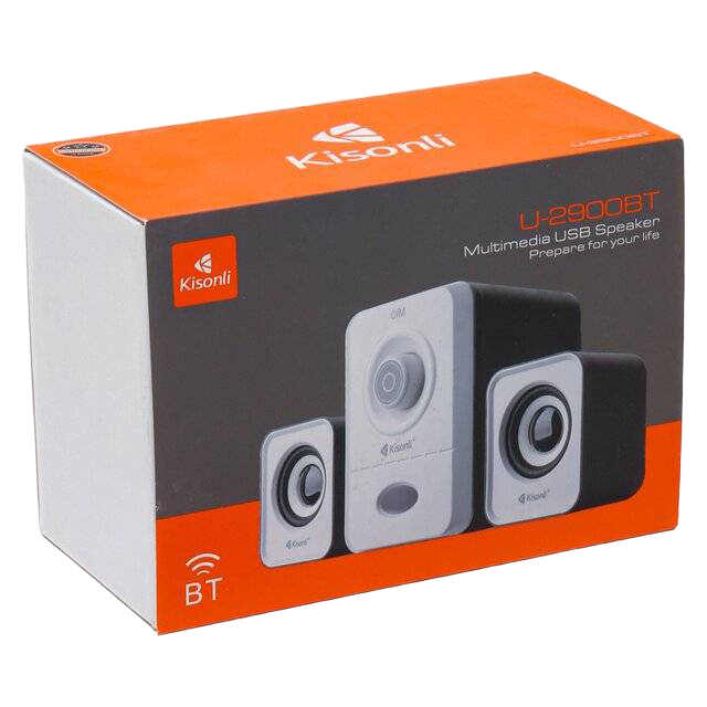 Kisonli U-2900BT Speaker White Wireless RGB - 1