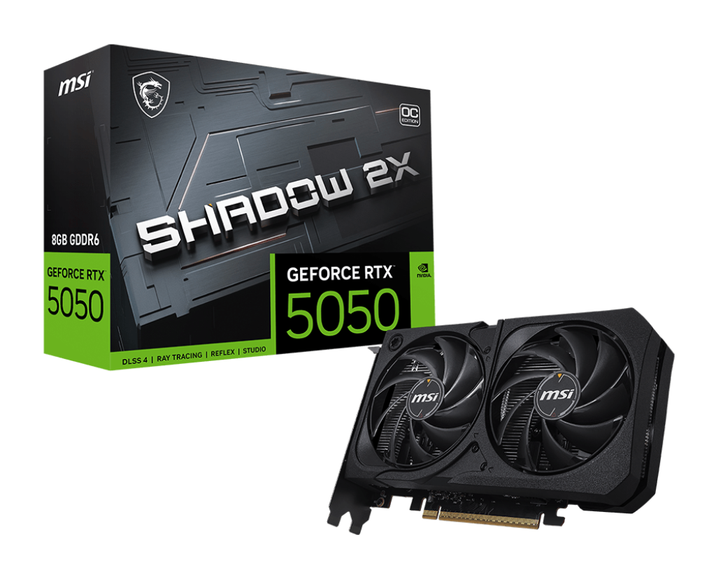 msi Msi Geforce Rtx 5050 Shadow Oc 8GB black storage: 8gb | power: 130w