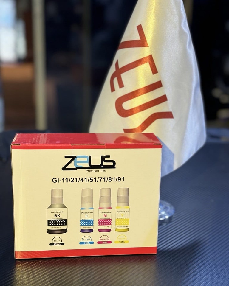 حبر Zeus GI-41 حبر تعبئة ثلاثي الألوان - 1
