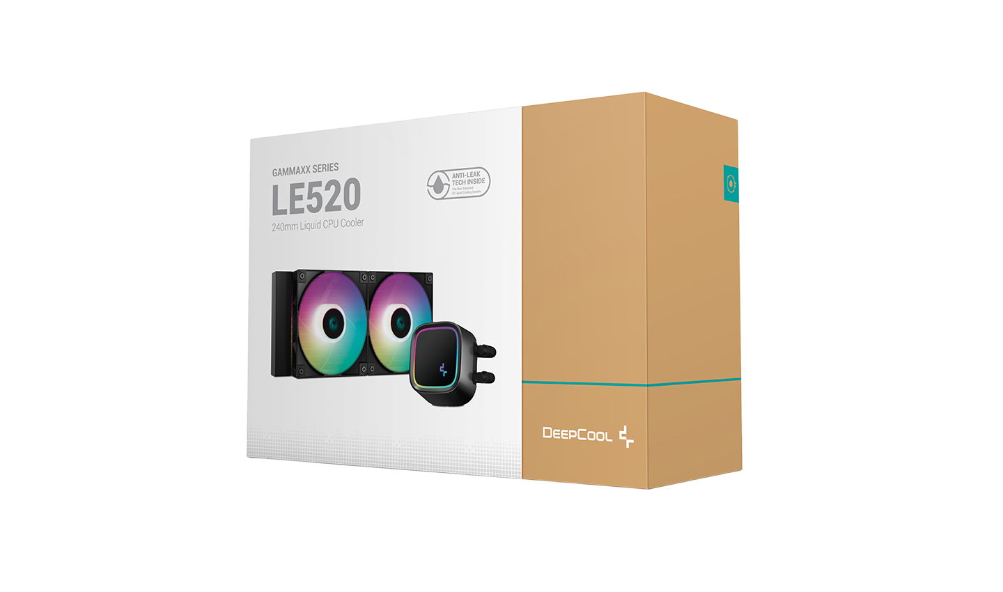 DeepCool LE520 240mm AIO Liquid CPU Cooler 220W TDP - 1