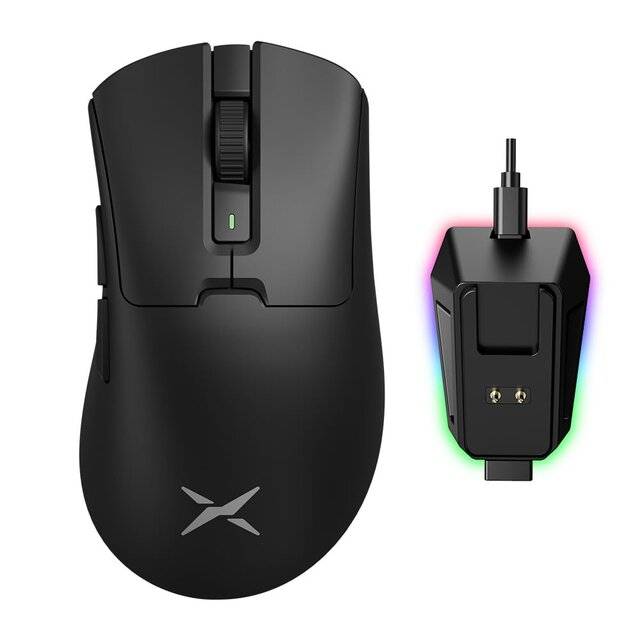ماوس Delux M900 26000 DPI لاسلكي أسود - 1