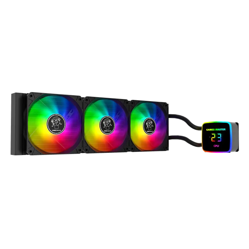 مبرد Games Master LZ360 360mm AIO سائل أسود - 1