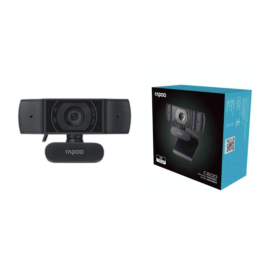 Rapoo C200 Webcam 720p USB Microphone - 1
