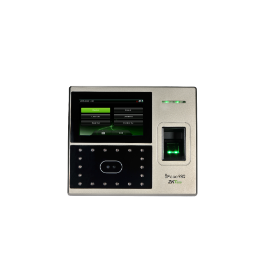 كاميرا ZKTeco iFACE990 قارئ بصمة أسود - 1