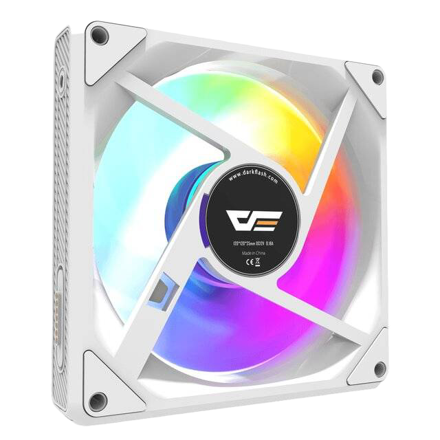 DarkFlash G24 ARGB Magnetic Case Fan 3-in-1 Pack White - 1