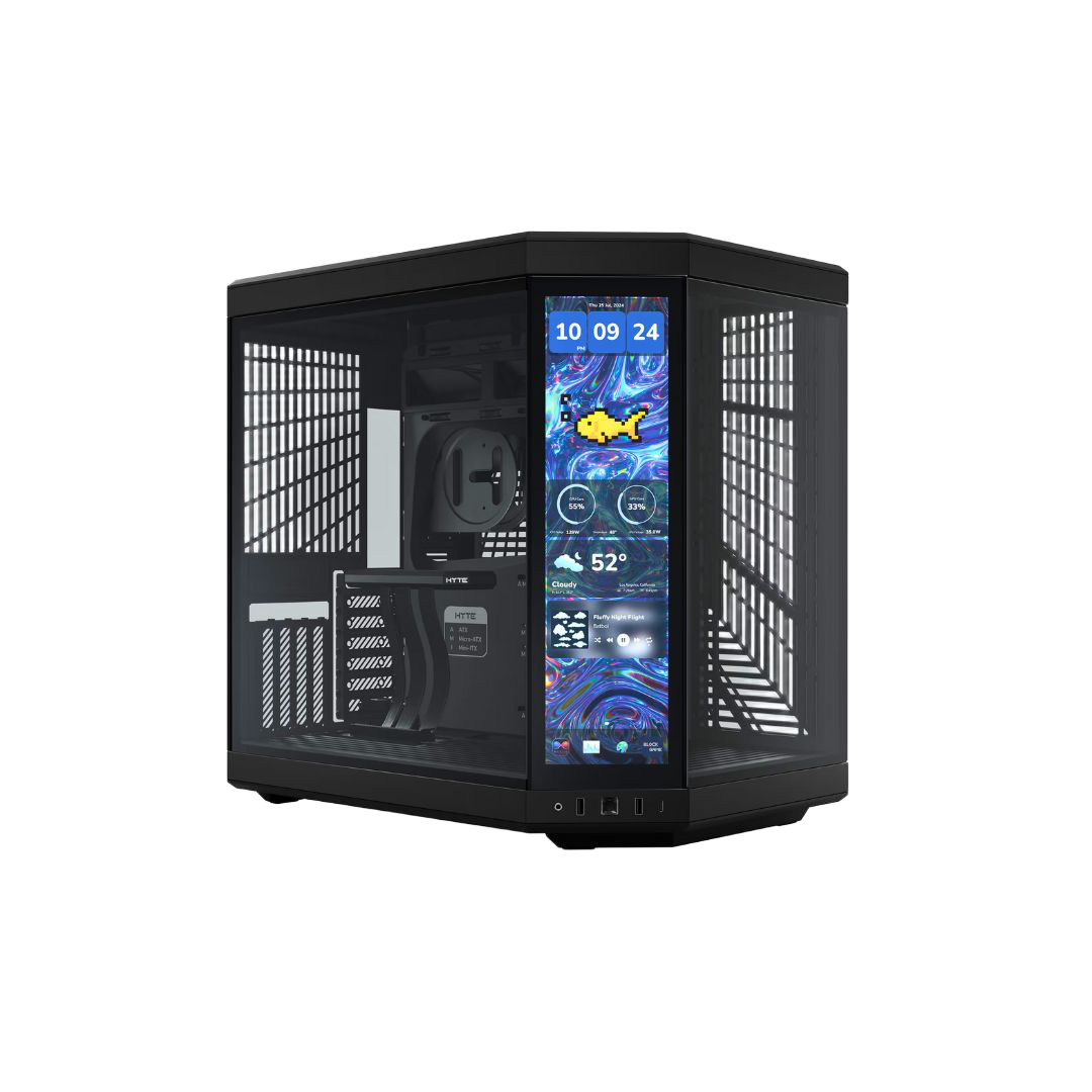 HYTE Y70 Touch Mid-Tower ATX Case Black Tempered Glass - 1