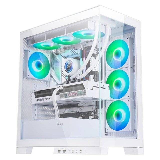 SAMA Neview 4503 Mid-Tower ATX Case White - 1