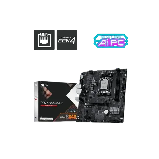 لوحة أم MSI B840M-B Pro Micro-ATX AM5 - 1