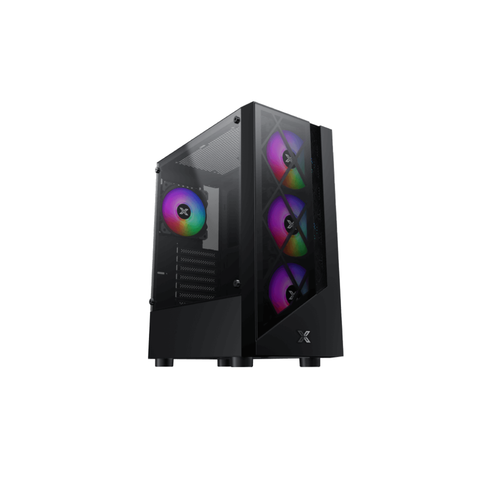 Xigmatek Duke Mid-Tower Mini-ITX Case Black - 1