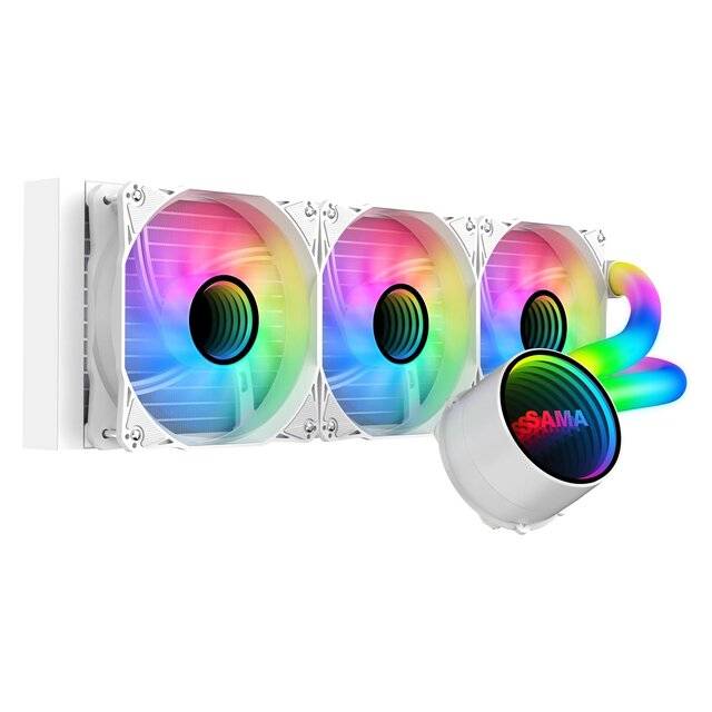 مبرد SAMA PS360 360mm AIO سائل أبيض - 1