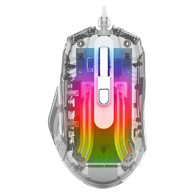 Jedel GM1400 Wired Mouse White RGB Ergonomic - 1