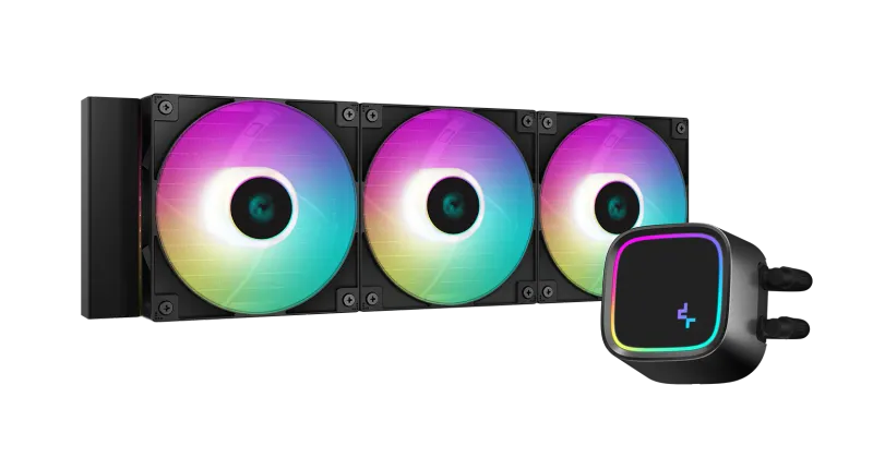 مبرد Deepcool LE720 360mm AIO سائل 250W TDP أسود - 1