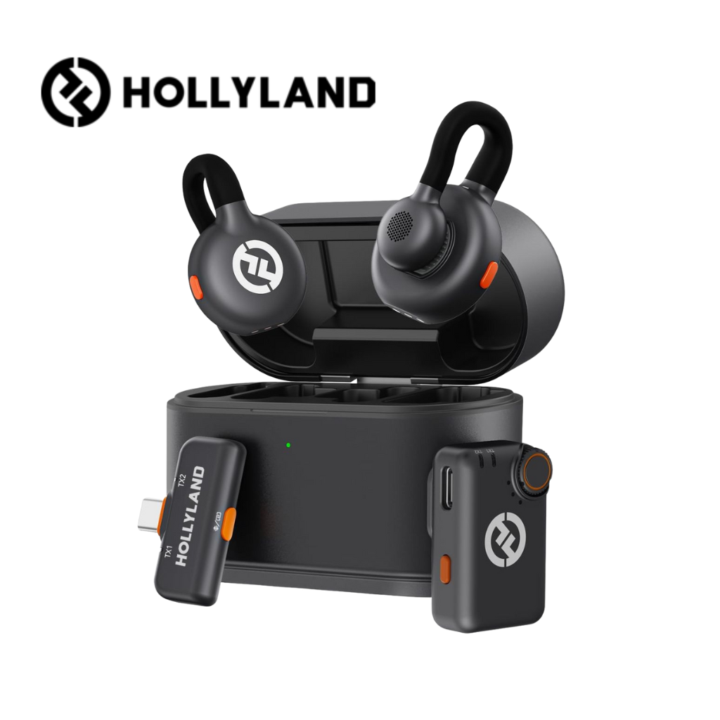 Hollyland Lark M2S Wireless Microphone Mini Combo Ti+ - 1