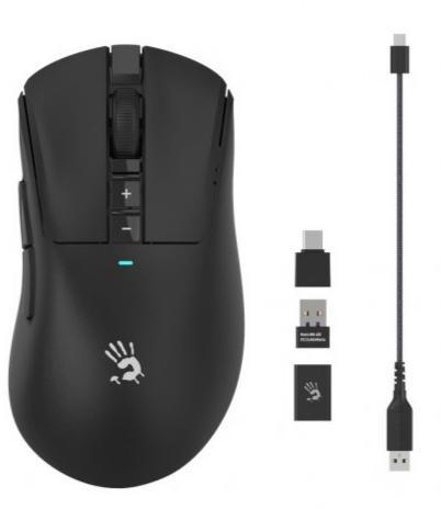 ماوس Bloody R73 Ultra 20000 DPI Dual-Mode Wireless أسود - 1
