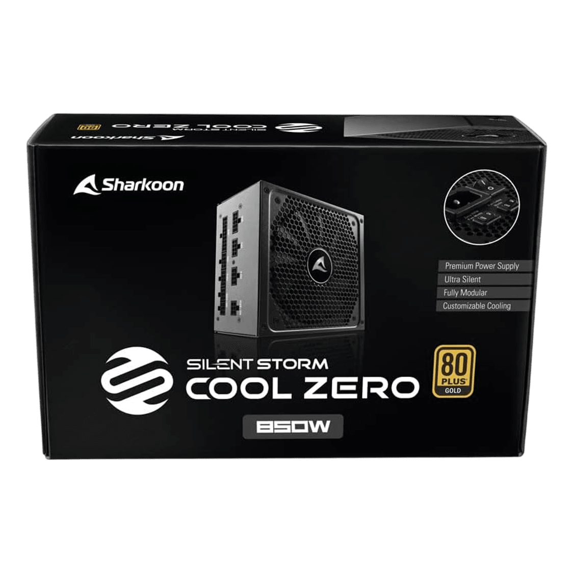 باور سبلاي Sharkoon SilentStorm Cool Zero 850W 80+ Gold Fully Modular - 1