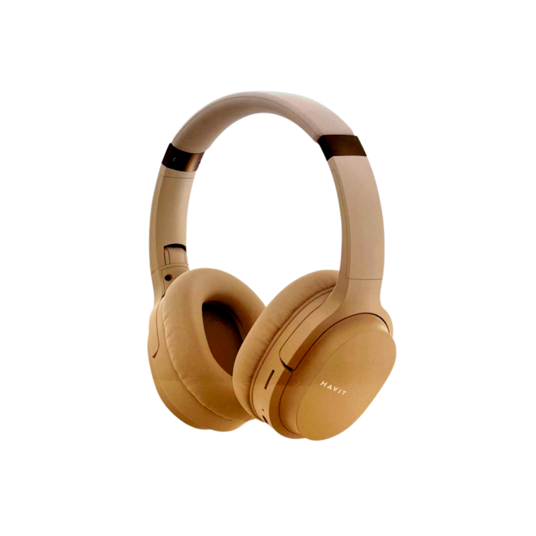 Havit I62 Dual-Mode Wireless Headset with Microphone Beige - 1