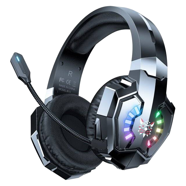Onikuma B15 Tri-Mode Gaming Headset 50mm Drivers Wireless RGB - 1