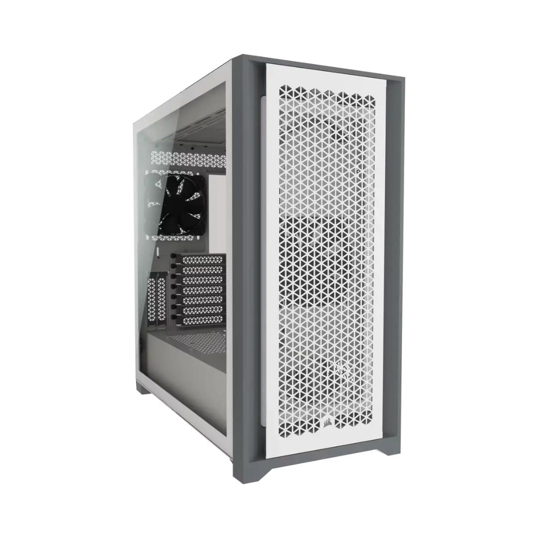 كيس Corsair 5000D Airflow Mid-Tower أبيض - 1