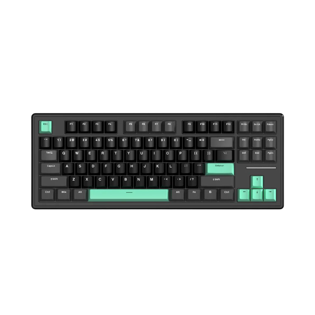 Attack Shark M87 Wireless Mechanical Keyboard 75% Black Green - 1