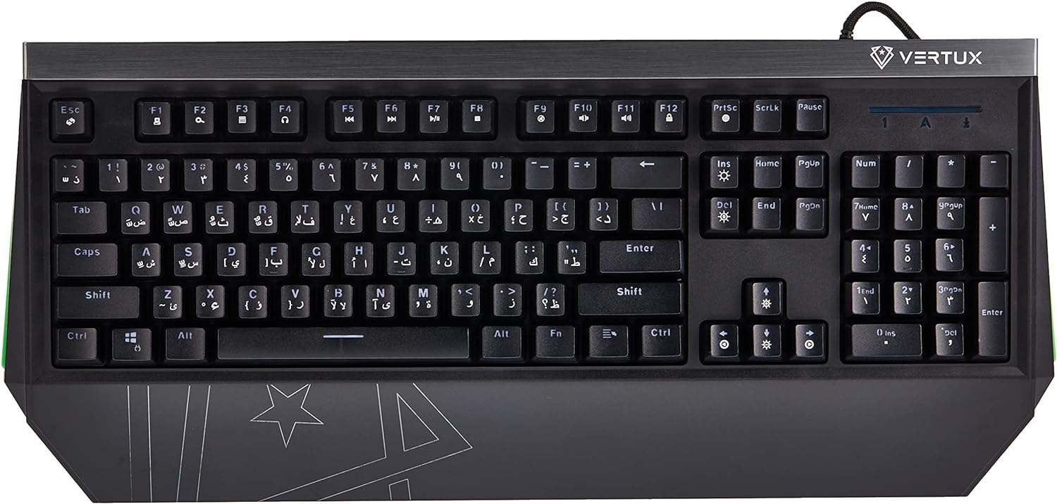 Vertux Tantalum Mechanical Keyboard Full-Size Wired RGB Black - 1