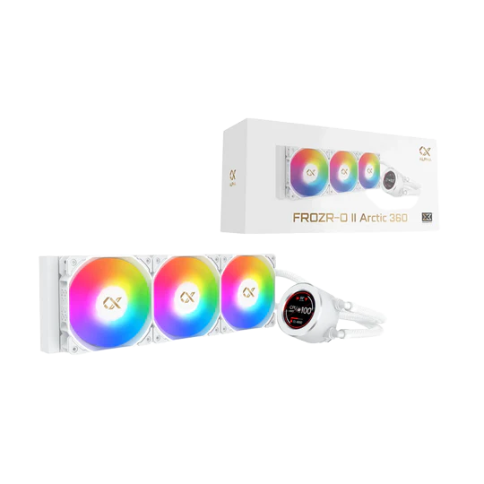 Xigmatek Frozr-O II Arctic 360 AIO Liquid Cooler 360mm White - 1