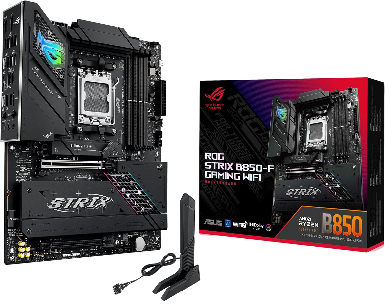 ASUS ROG Strix B860-A Gaming WiFi LGA1851 ATX Motherboard - 1