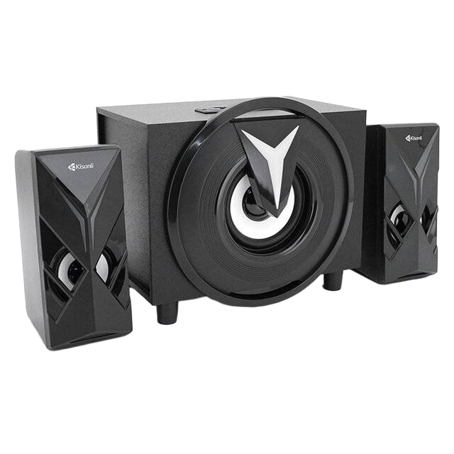 Kisonli 1000U 2.1 16W RGB Speakers - 1