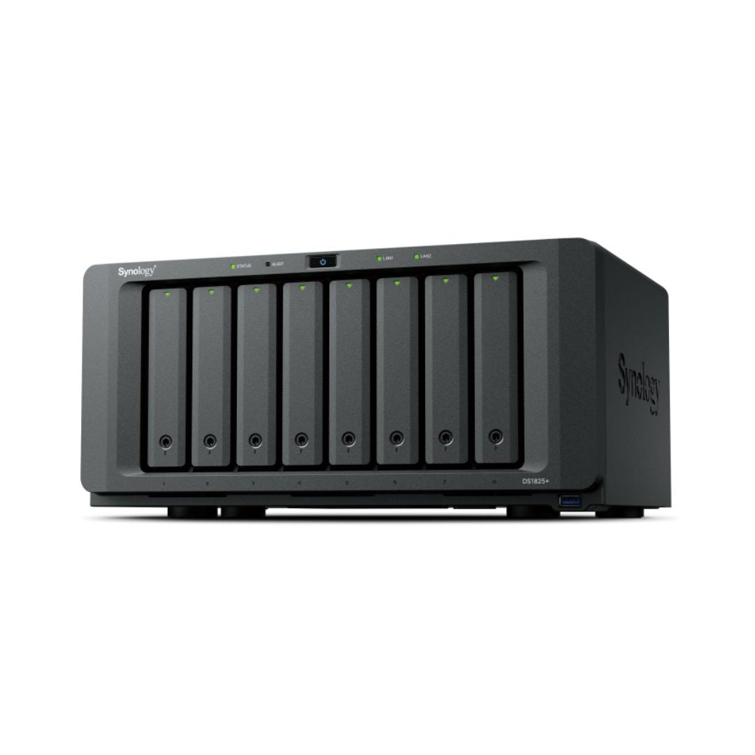 Synology DiskStation DS1825+ 8-Bay NAS with Intel Atom C5125 and 4GB RAM - 1
