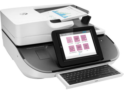 HP Digital Sender Flow 8500fn2 Flatbed USB Scanner - 1