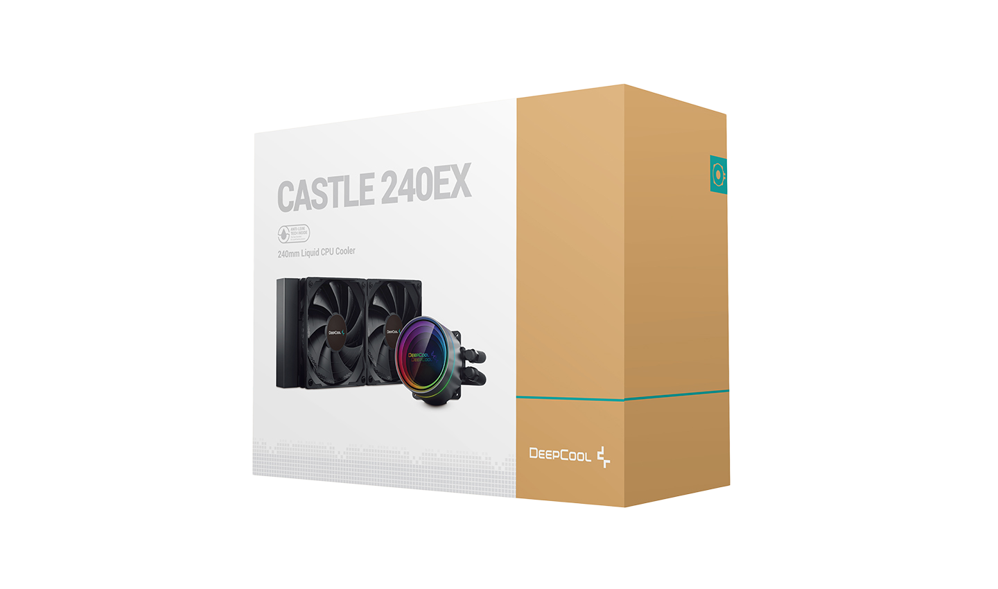 DeepCool Castle 240EX AIO 240mm Liquid Cooler - 1