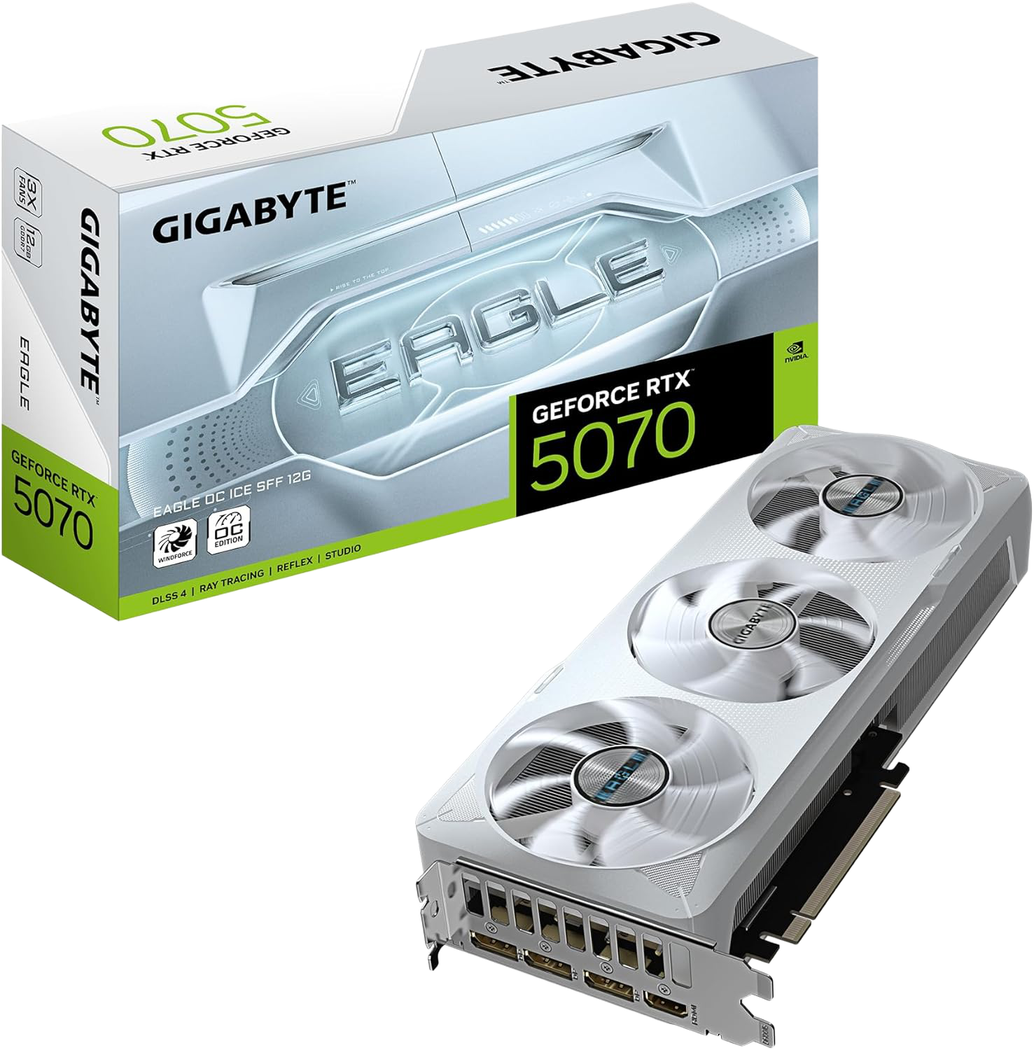 Gigabyte Eagle GeForce RTX 5070 12GB GDDR7 OC ICE White - 1