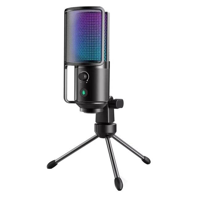 Fifine K669 Pro3 USB RGB Condenser Microphone - 1