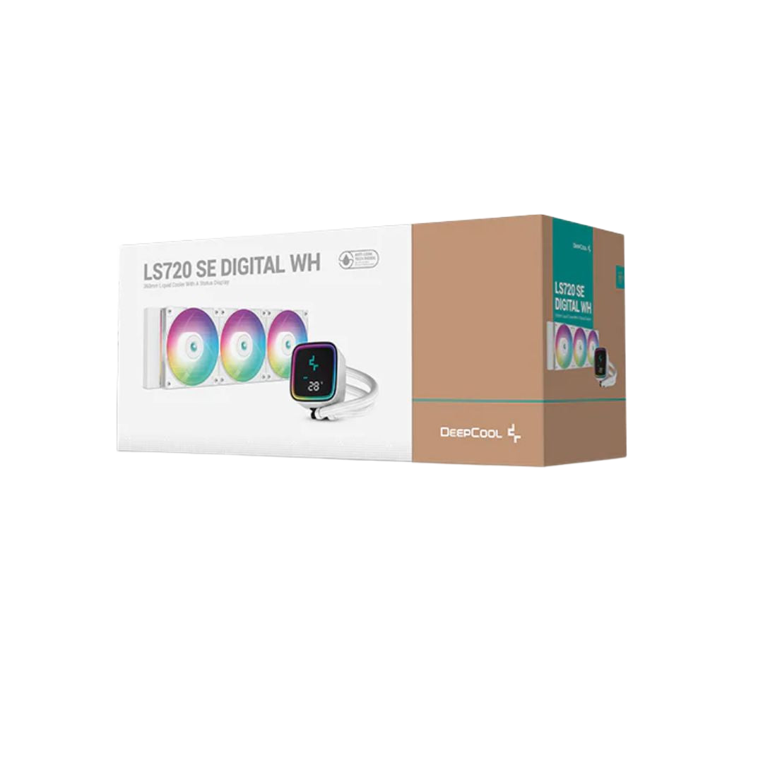 DeepCool LS720 SE DIGITAL 360mm AIO Liquid Cooler White - 1