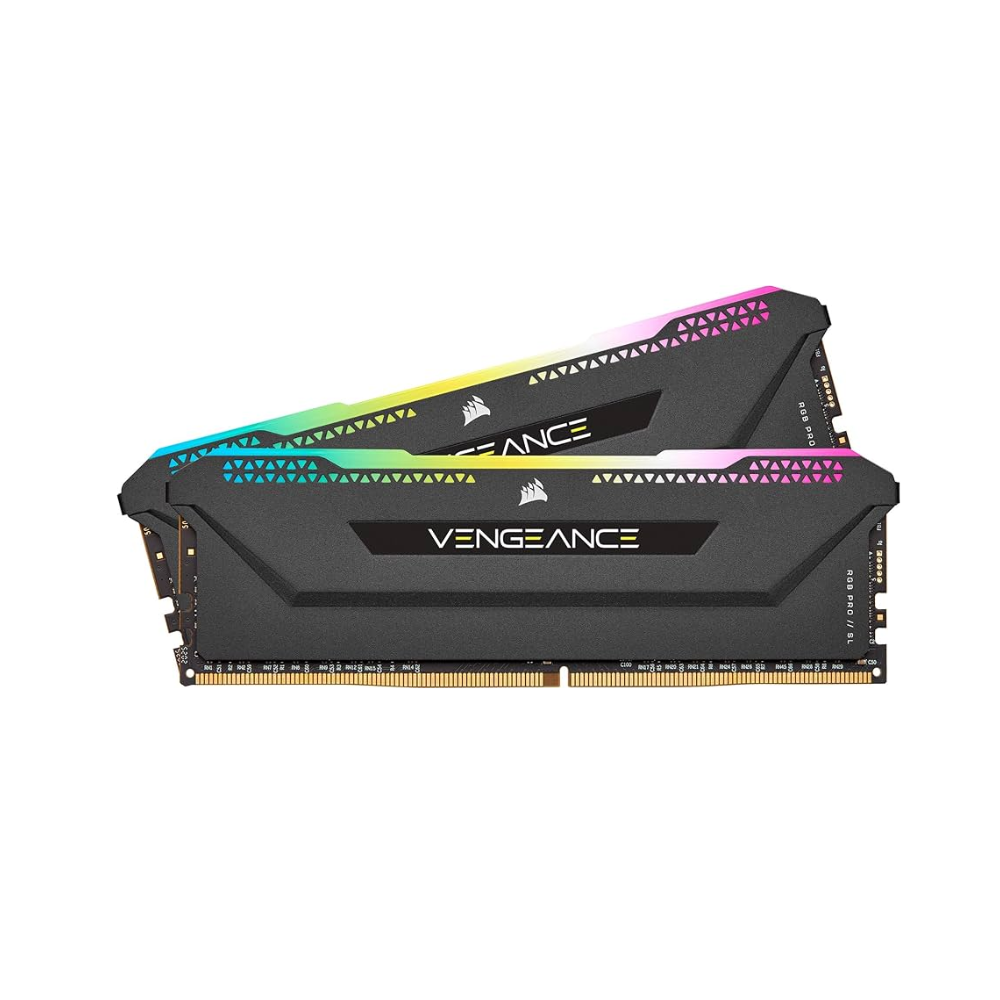 رام Corsair Vengeance RGB Pro SL DDR4 64GB (2x32GB) 3600MHz أسود - 1