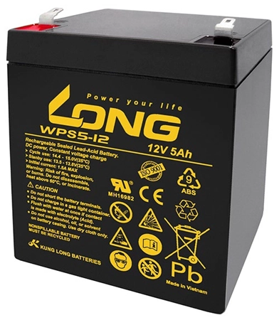LONG WPS5-12 60W Lead Acid Battery - 1