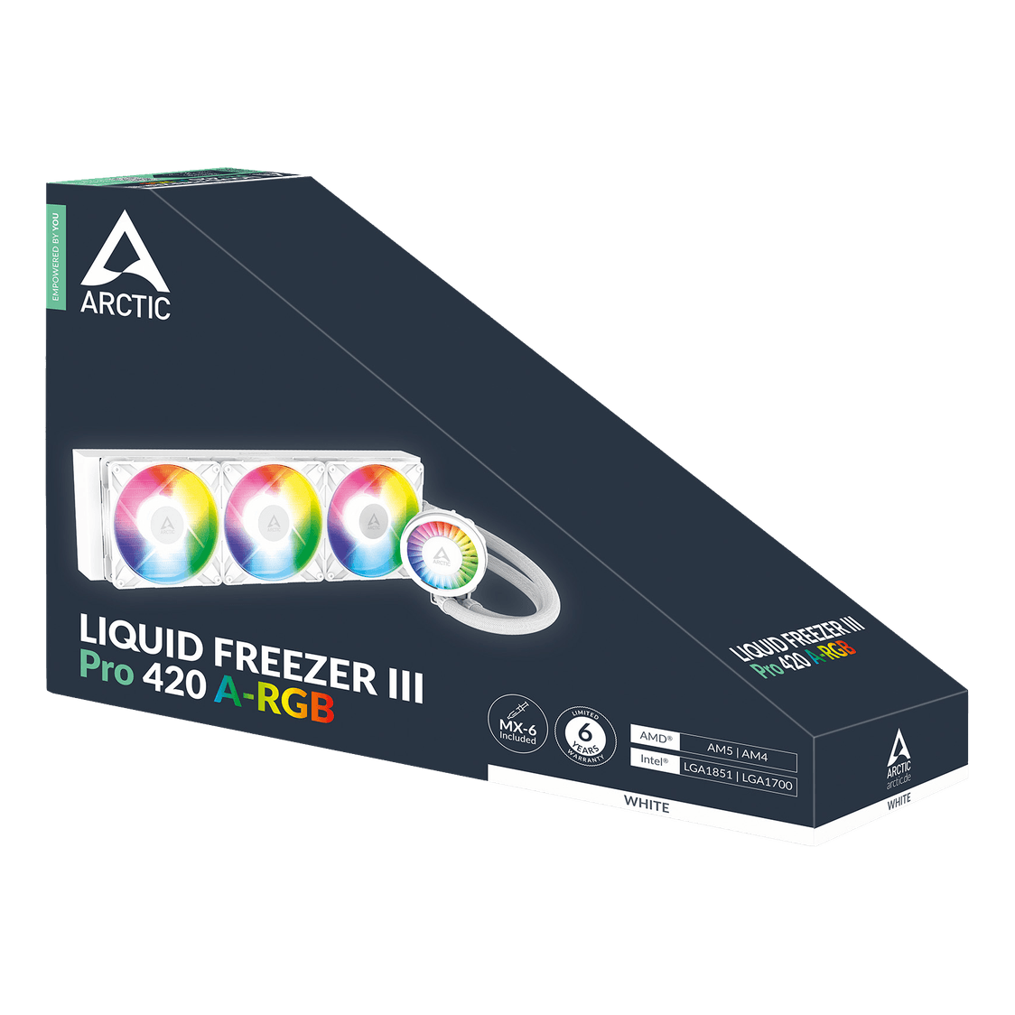 Arctic Liquid Freezer III Pro 420mm AIO Liquid Cooler Black ARGB - 1