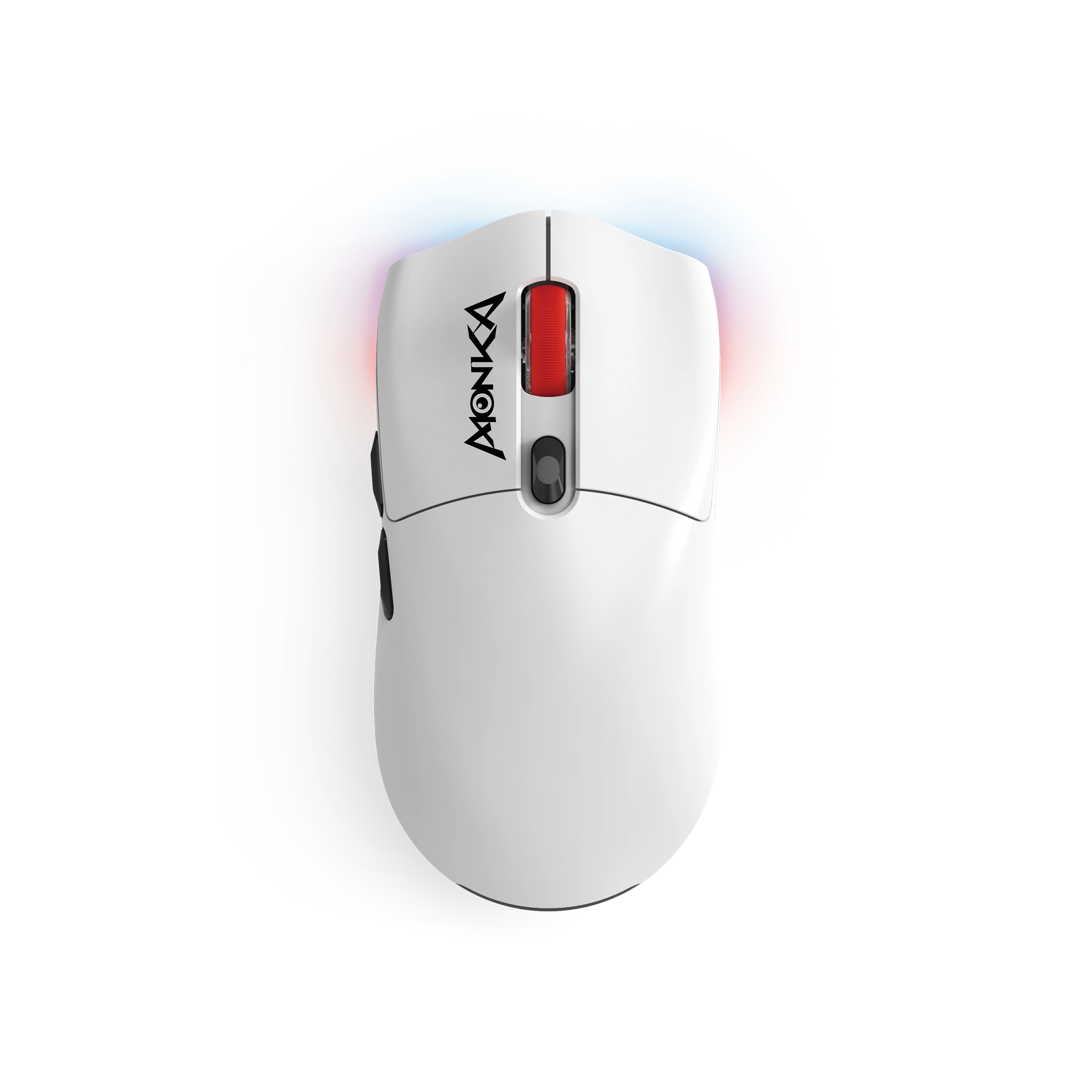 ماوس Monka Guru G995W 26000 DPI لاسلكي ثلاثي الوضع RGB أبيض - 1