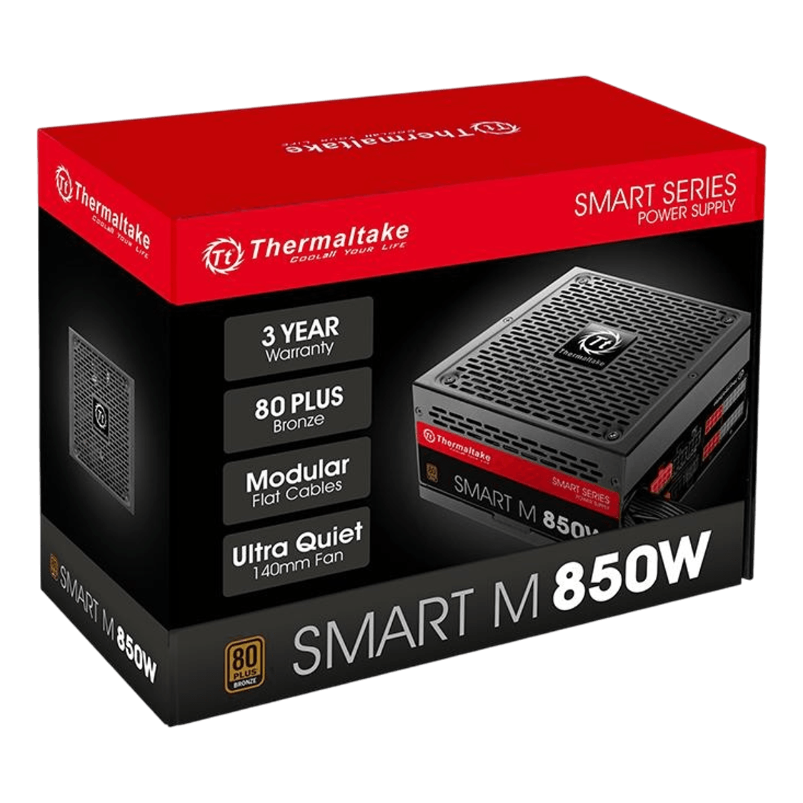 باور سبلاي Thermaltake Smart BM3 850W 80+ Bronze شبه معياري - 1