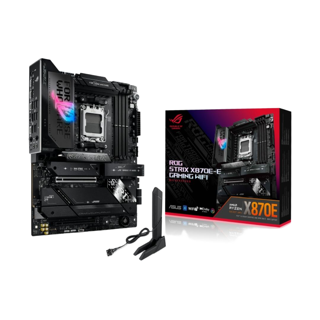 ASUS ROG Strix X870E-E Gaming WiFi AM5 ATX Motherboard - 1