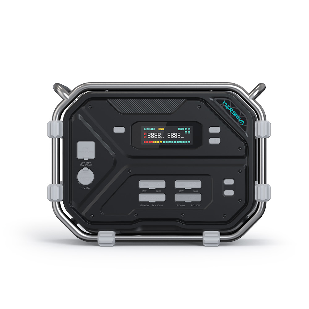 Marsriva MP24 Portable Power Station 2400W 2508.8Wh LiFePO4 - 1