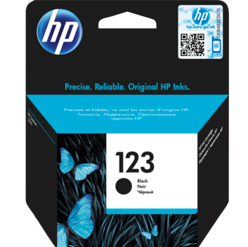 حبر HP 123 أسود - 1