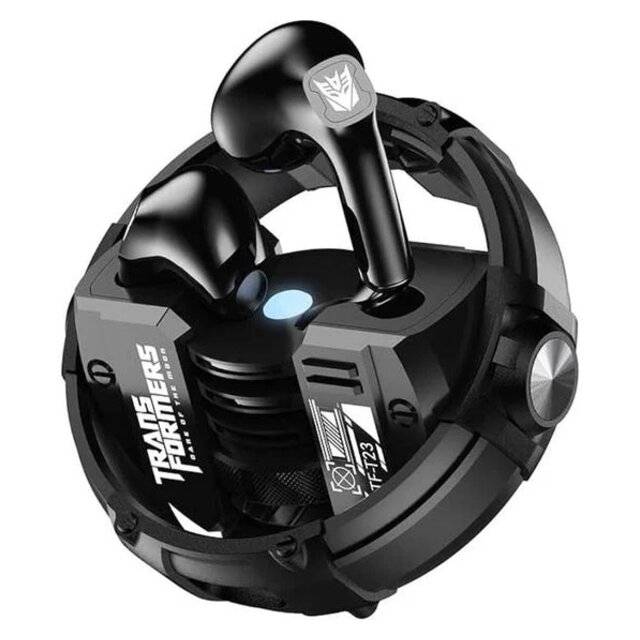 سماعات Transformers TF-T23 TWS 13mm RGB قيمنق أسود بلوتوث 5.4 - 1