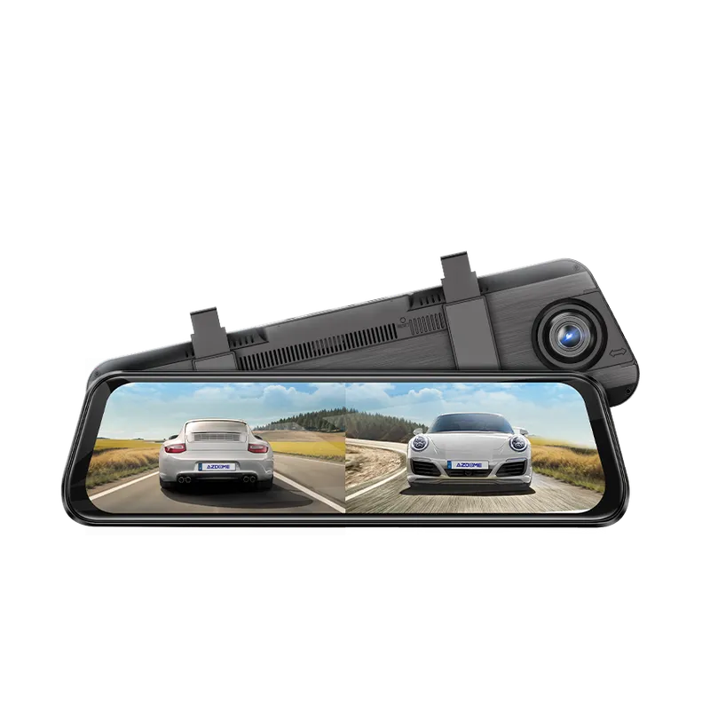AZDOME 4K 9.66″ Touch Screen GPS Dashcam (2 Camera) - 1