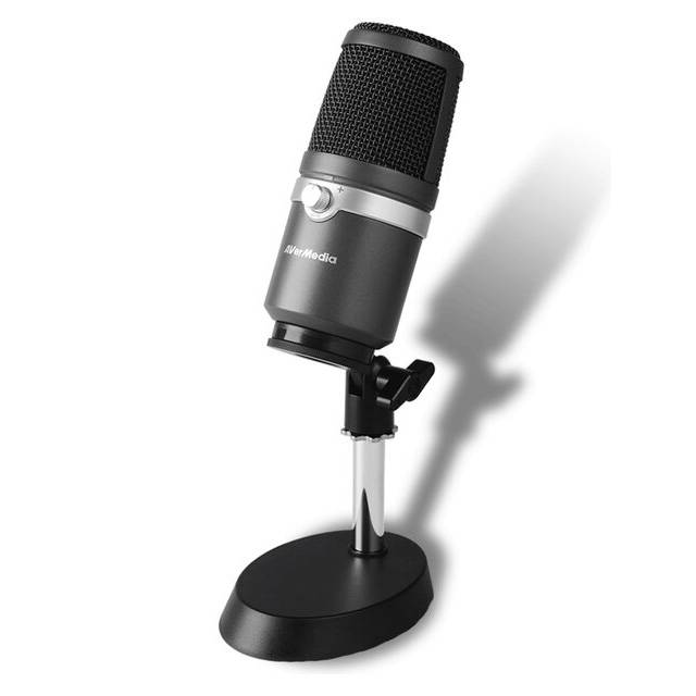 AVerMedia AM310 USB Cardioid Condenser Microphone Black - 1
