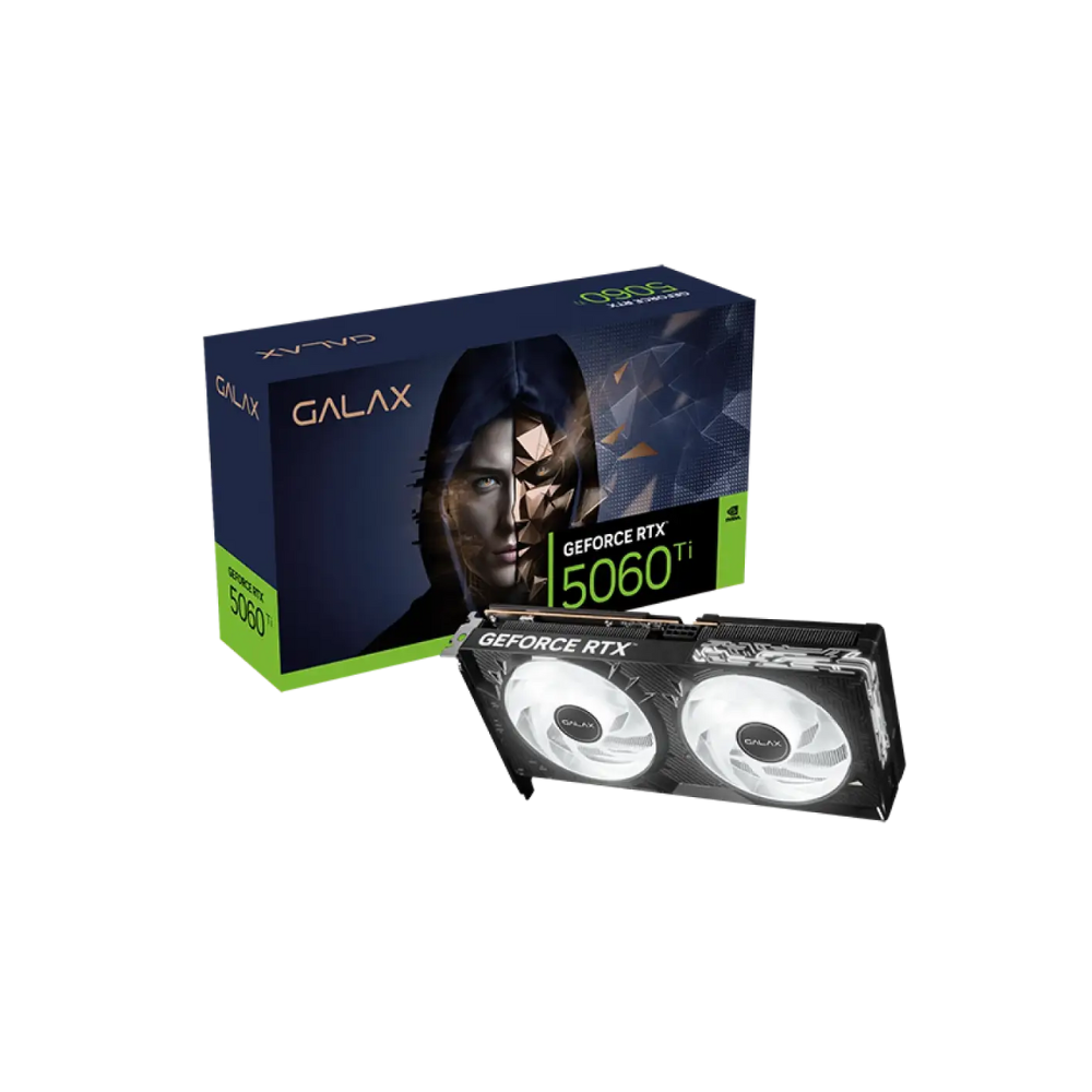 كارت شاشة Galax GeForce RTX 5060 Ti 8GB GDDR7 OC Black Edition - 1