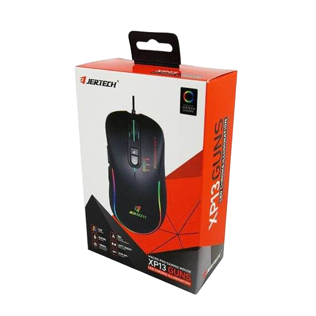 Jertech XP13 Guns Mouse Wired 3600 DPI Black - 1